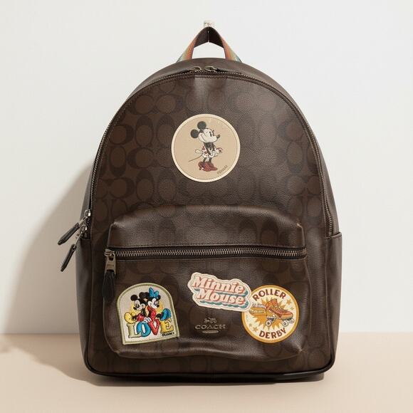 black backpack leather backpack Nisolo | Alex Commuter Color:Armored Green Mackerel in laptop sleeve that color-k-delta-bird Coach West Backpack Bag